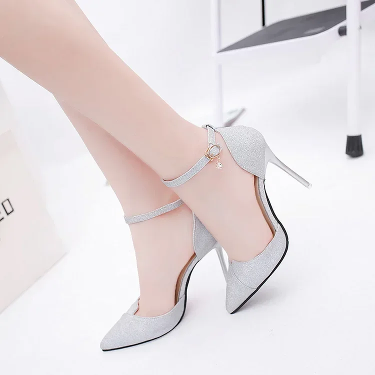 Summer Season new sandals rhinestone high heel Women Pumps Extrem Sexy High Heels Women Shoes Female Shoes Wedding Shoes