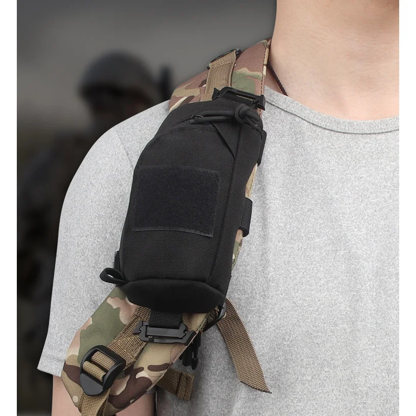 Tactical EDC Pouch for Hiking, Camping, Military Shoulder Strap Bag MOLLE-Compatible Compact Organizer for Phone/Tools