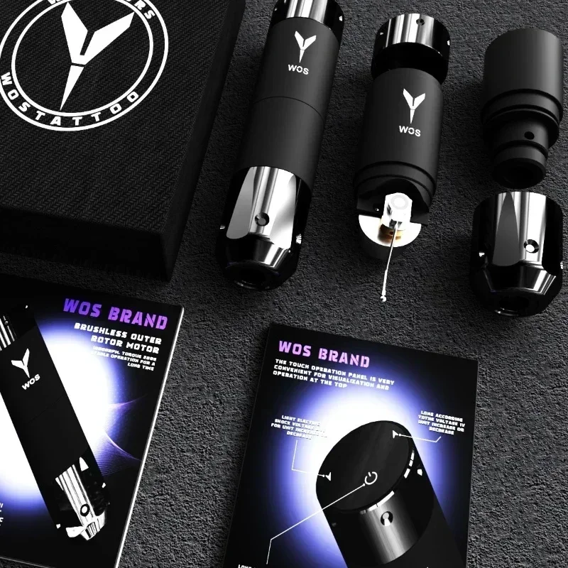 Stylo de tatouage sans fil BBWireless E50, course de 5.0mm, caméra réglable, conception originale avec capacités de recherche et de développement indépendantes