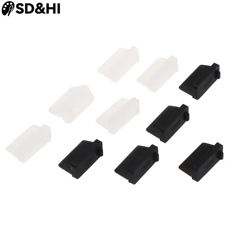 

20 шт. USB Штекерная противопылевая Заглушка Крышка Пластиковая крышка защита Пылезащитная заглушка