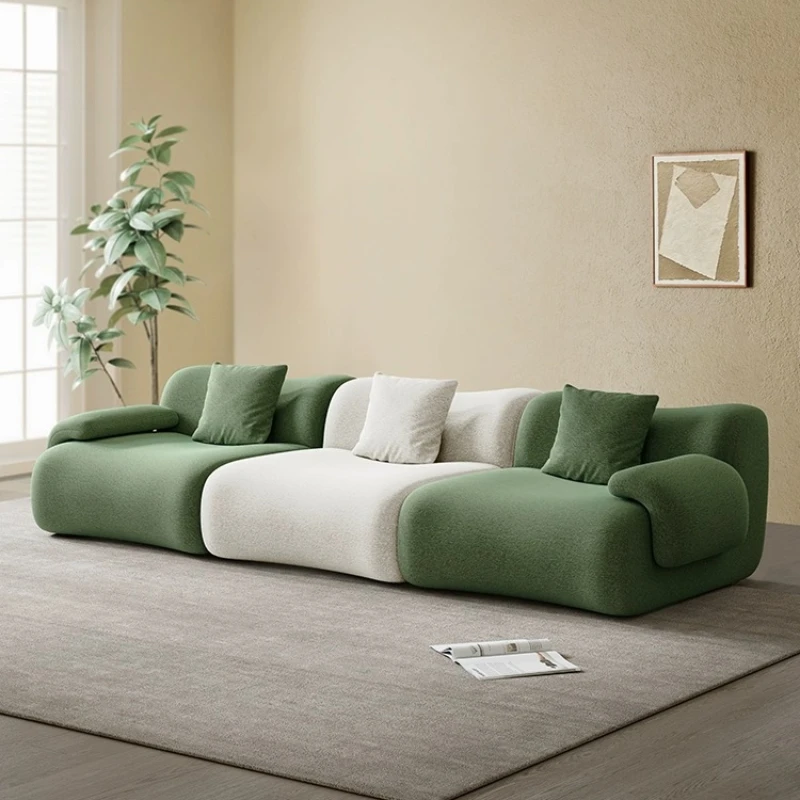 

Compression sofa, retro and simple, free combination, straight row small apartment