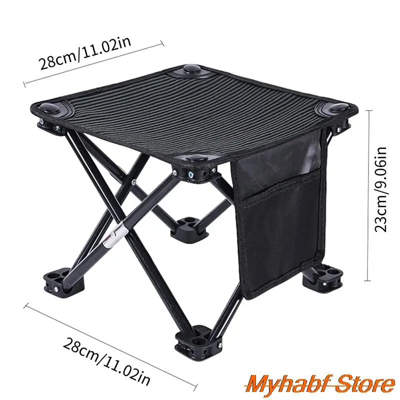 Outdoor Camping Stool Portable Travel Folding Stool Chair for Walking Hiking Fishing Stool Beach Collapsible Chair Ultralight