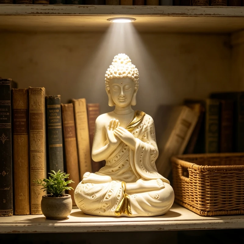 Resin Buddha Meditation Home Decor Statue