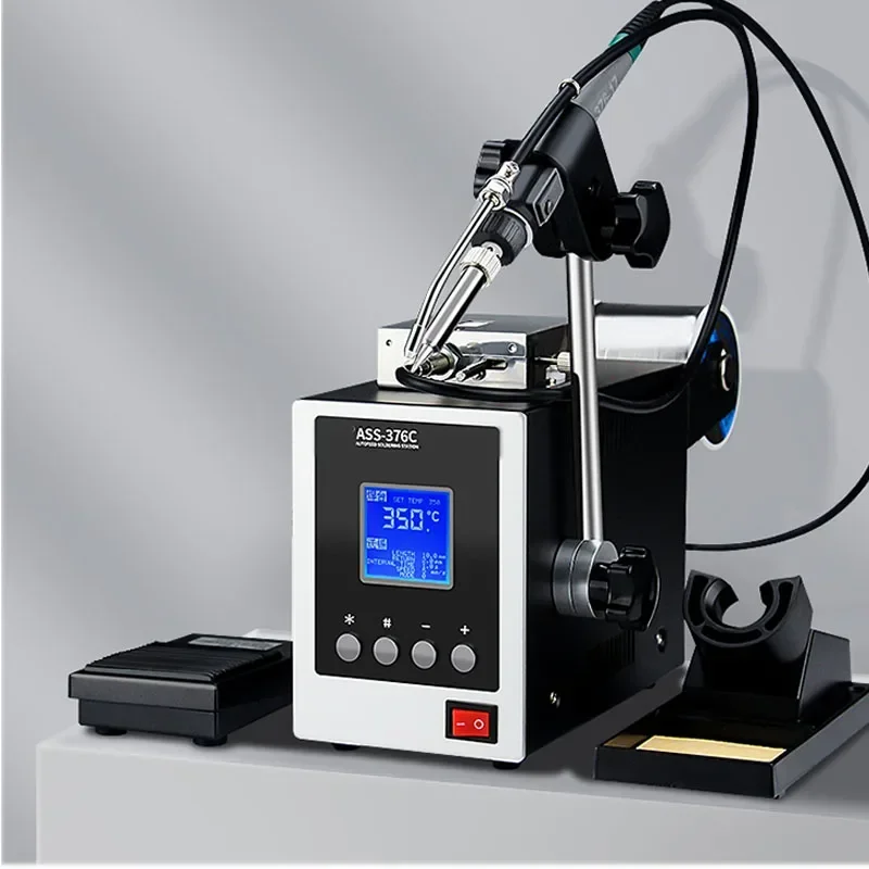 

New Small High-power Automatic Soldering Machine 150W Electric Iron Point Tin Machine Automatic Tin Feeder Soldering Iron Machi