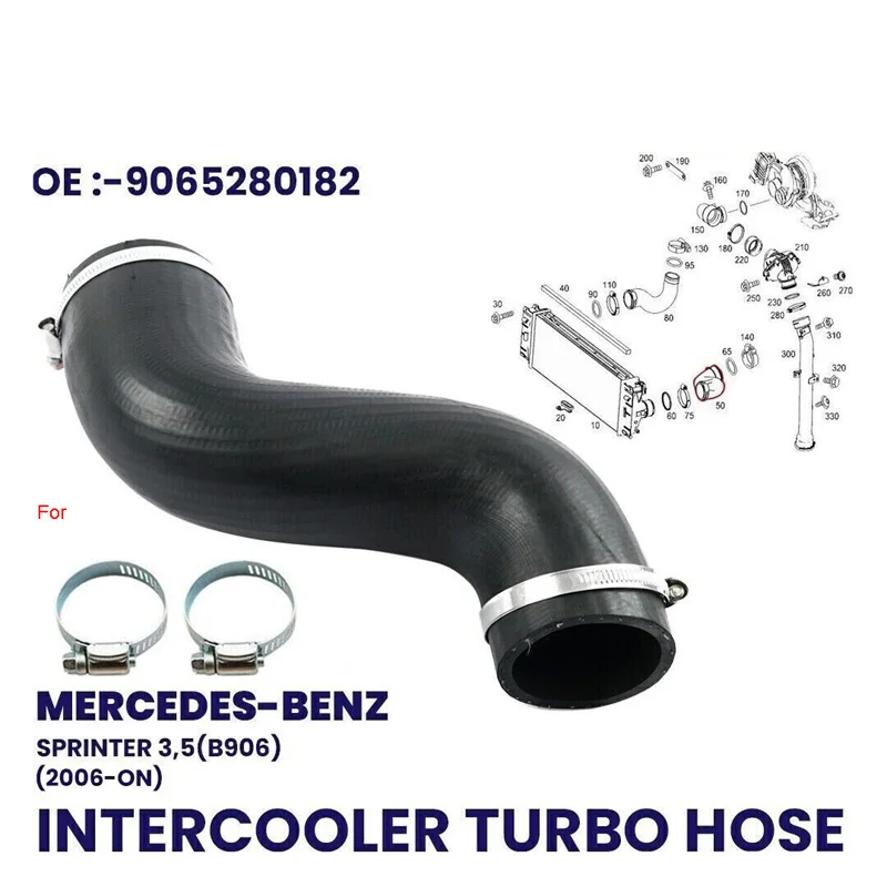 TURBO INTERCOOLER TURBO HOSE PIPE FOR MERCEDES SPRINTER 9065280182