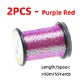 2pcs purple red