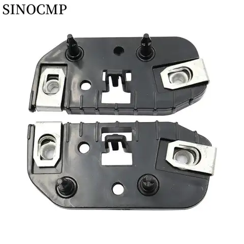 Front Bumper Brackets Set LB5Z17C947A LB5Z17C947B FO1042163 FO1043163 For Ford Explorer Police Interceptor Utility 2020-2023  ﻿