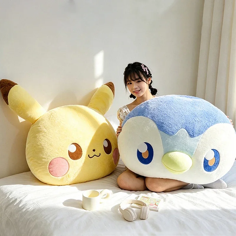 40 80cm Pokémon Piplup Pillow Plush Toys Cute Plushie Anime Birthday Pikachu Sleeping Cushion Pokemon Doll Stuffed Peluche Gift