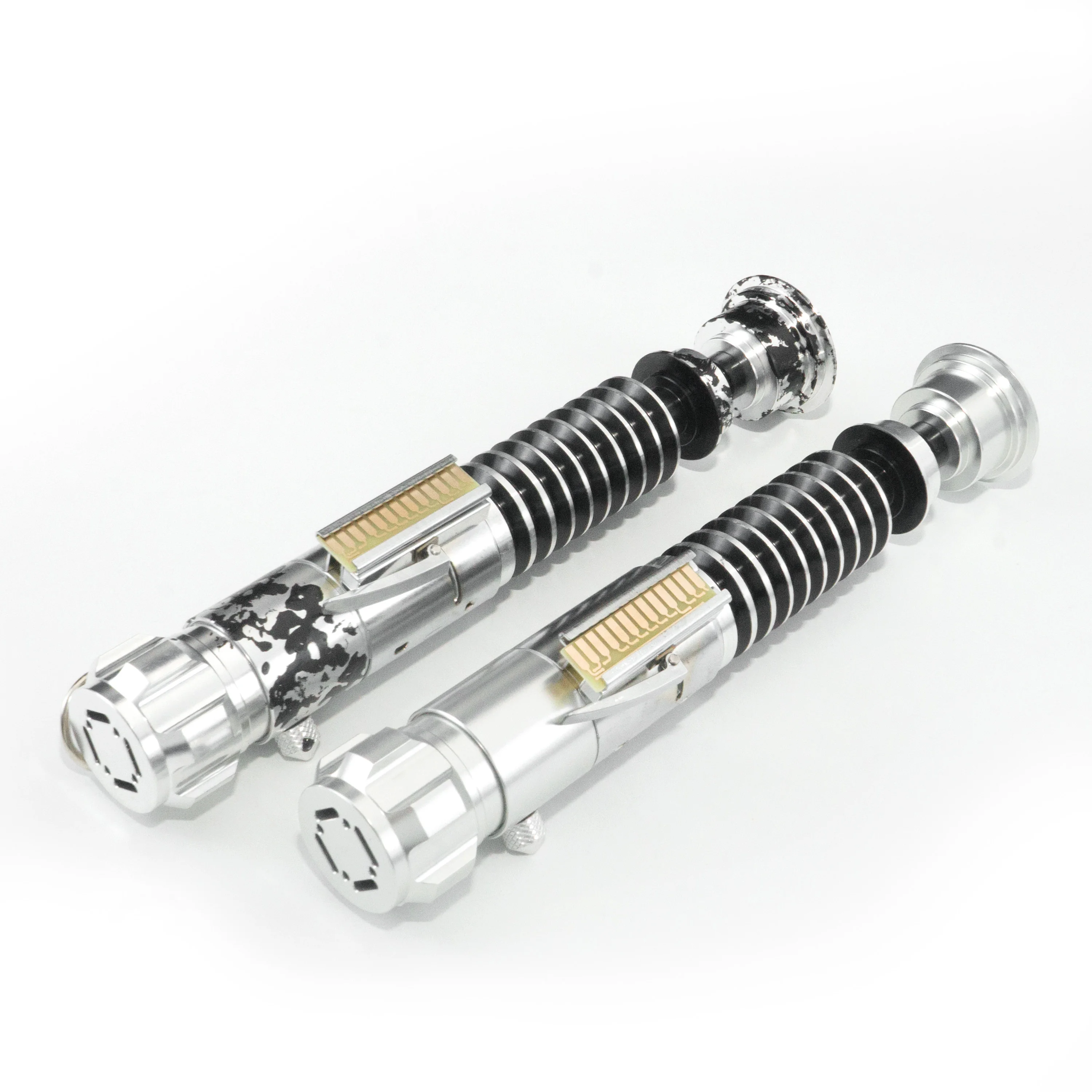 

Luke Sywalker V2 Empty Hilt Handle Lightsaber Same size as 89sabers Restored Movie Prop Metal Shell Laser Sword Toys