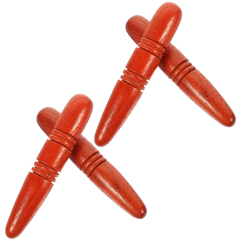 

Набор из 4 деревянных массажных палочек для точечного массажа и рефлексотерапии, для расслабления мышц, снятия стресса, для рук и спины