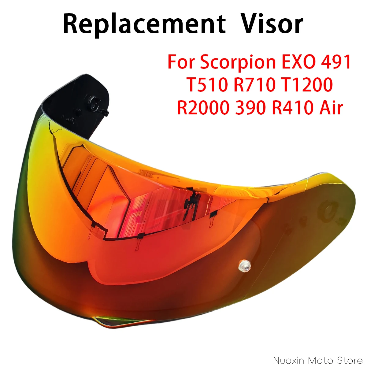 Helmet Visor Lens For Scorpion EXO‑491 T510 710 390 410 Replacement Face Shield Moto Riding Accessory