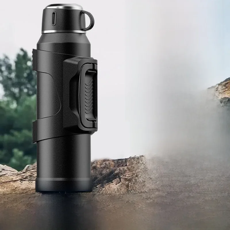 

Large Capacity 3L Portable Stainless Steel 304 Insulated Water Bottle Travel Carried Thermos Flask Modern Simple Style