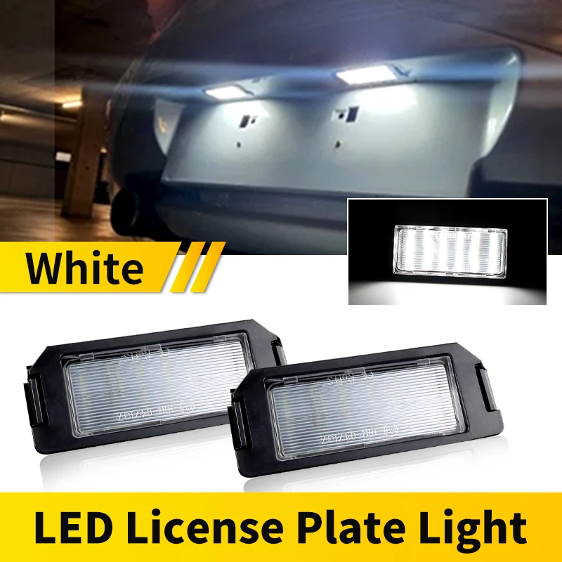 

2PCS For Hyundai i10 I20 Veloster FS XG30 Terracan HP Coupe GK Kia Rio III UB Picanto TA Soul AM LED Canbus License Plate Lamp