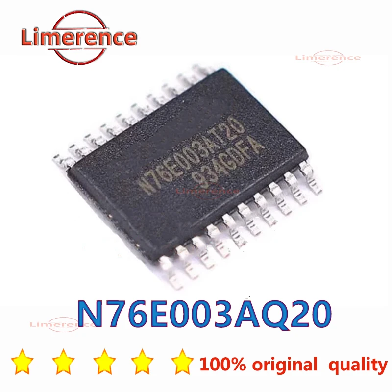N76E003AQ20 N76E616AL48 N76E616AL48  N76E885AT28 (NUVOTON) microcontroller (MCU/MPU/SOC) IC chip