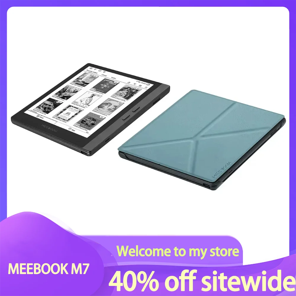 Meebook M7 E-Book Reader 6.8 Inches E-reader 300PPI HD E-ink Screen Android 11 Open System 32GRAM and Phycial Button