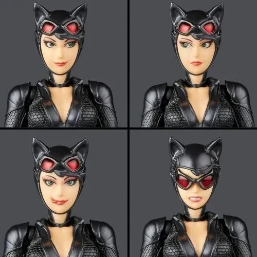 Kaiyodo Catwoman Revoltech Amazing Yamaguchi Anime Figure Collection Model Toys Desktop Decoration Figurine