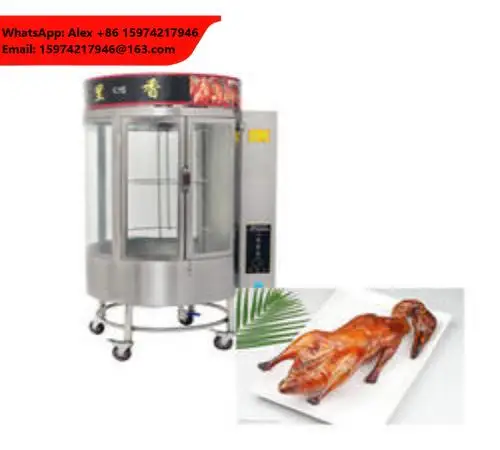 Wholesale Stainless Steel Charcoal Oven Roasting Pork Chicken Duck Roaster With Ce Certification Rotary Peking Duck Roaster Oven