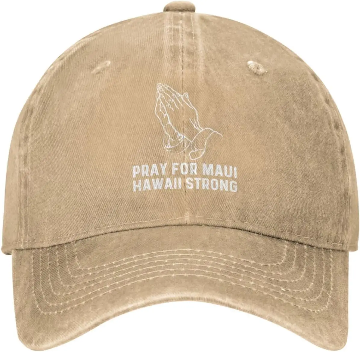 Pray for Maui Hawaii Strong Cap for Men Baseball Cap Adjustable Cap