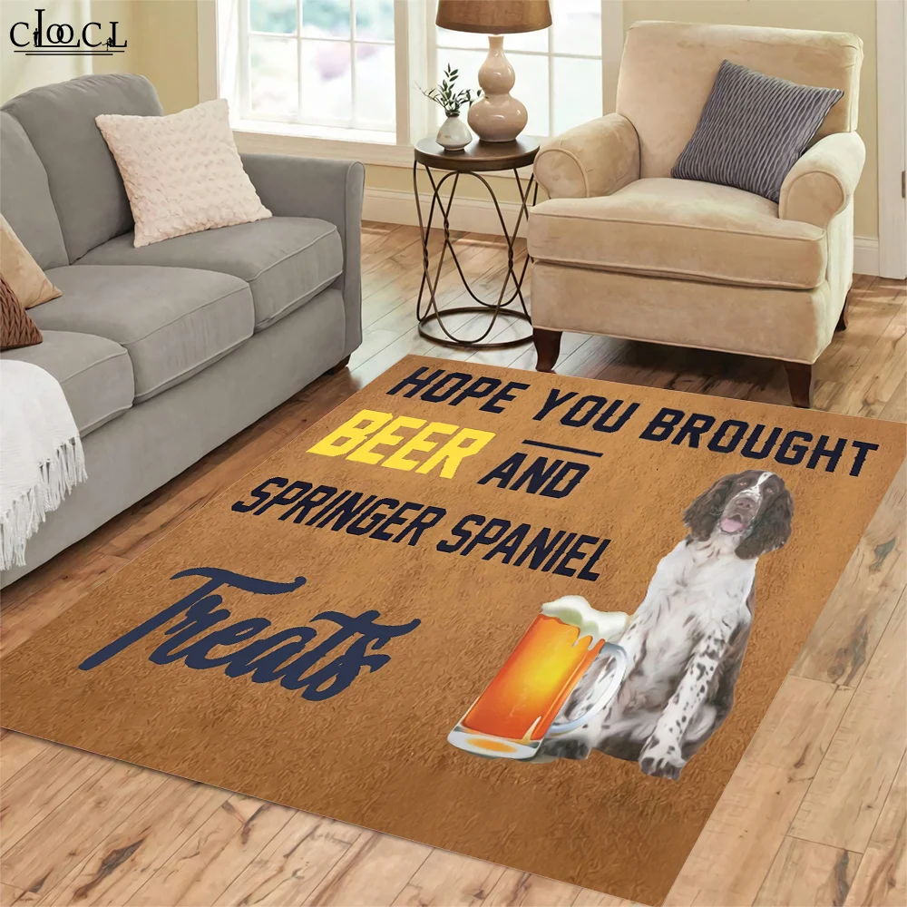 CLOOCL Large Carpet Don't Forget To Smile Today Pattern 3D Printed Area Rug for Living Room Anti-slip Rug Chair Floor Mat