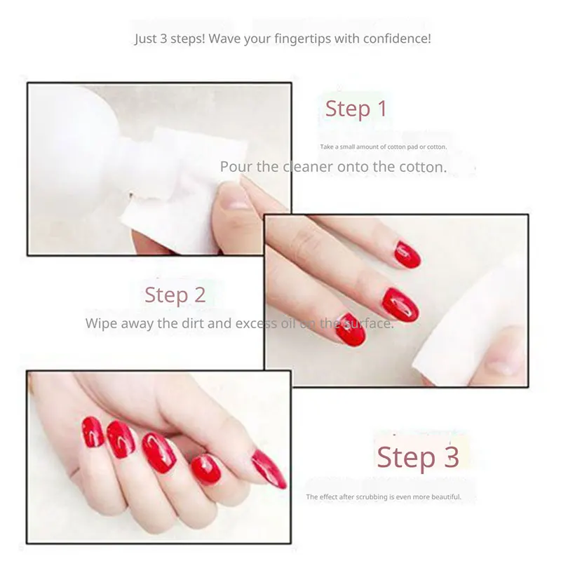 1 szt. Żelowy płyn do usuwania lakieru hybrydowego plus płyn do czyszczenia końcówek paznokci 60ml Środek do czyszczenia paznokci