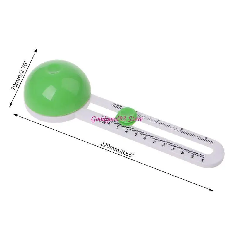 Simple Plastic Round Cutting Knife Model Circle Circular Cutter for Pape