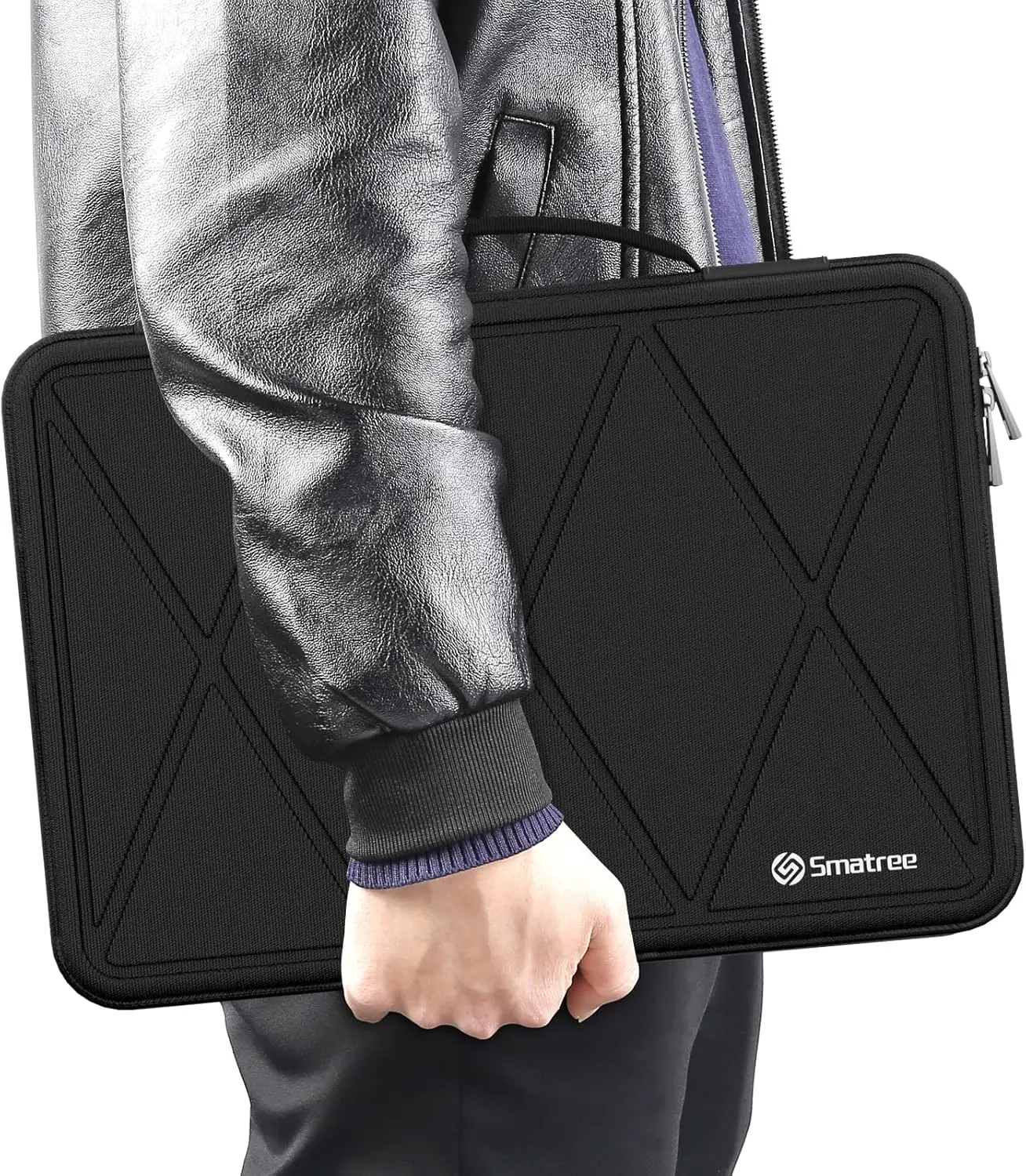 15,6 inch laptophoes met handvat Schokbestendige computertas Waterdichte EVA-beschermhoes voor 15,6 "HP Victus Gaming-laptop