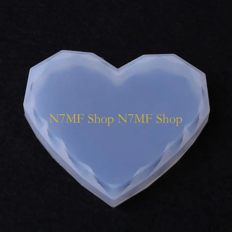 

N7MF 4 ПК/SET DIY CUP PAD Кристаллическая эпоксидная плесень сердца ромб формы подвостоки