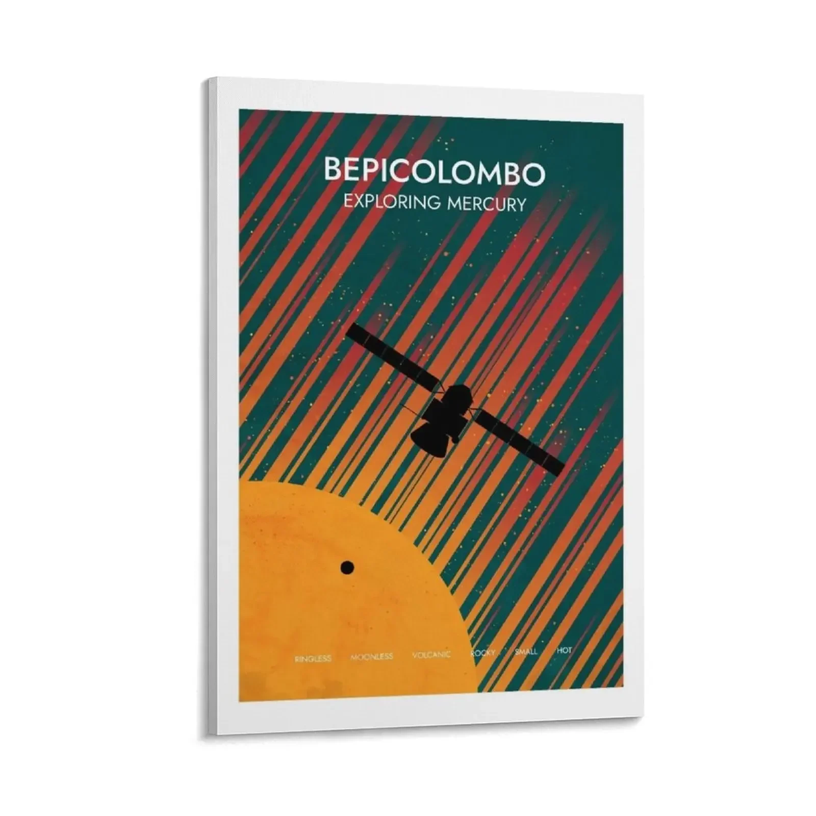 

BepiColombo. Exploring Mercury (Pop) Canvas Painting canvas wall decoration fashion wall paintings Decorative picture