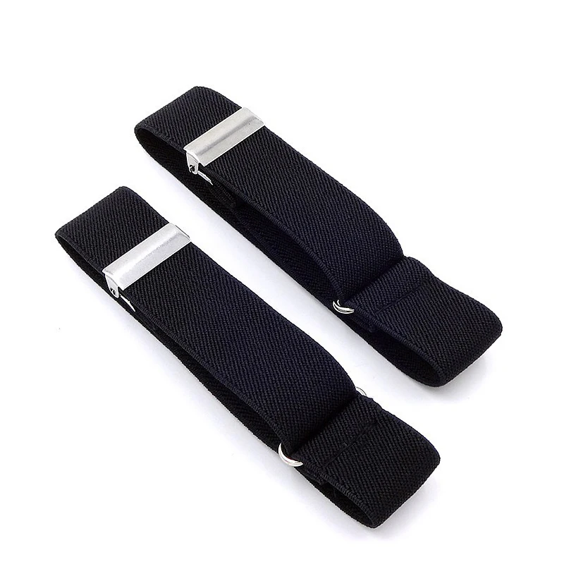 1Pair Fashion Adjustable Elastic Armband Shirt Sleeve Holder Women Men Arm Cuffs Bands for Party Wedding Clothing Accessories