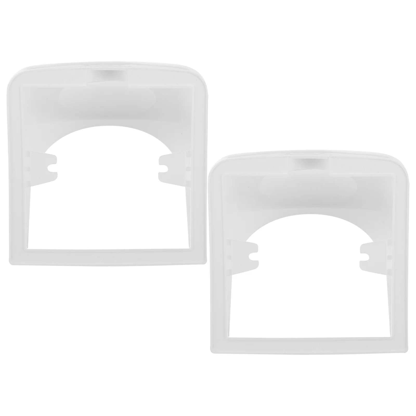 

2Pcs Waterproof Socket Cover Durable Plastic Wall Protector Outdoor Yard Outlet Protector Case Rainproof Socket Cover