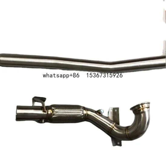 

High Performance Stainless Steel Turbo Exhaust Downpipe for Golf mk7 2.0T skoda Octavia 1.8TSI Aud s3 Quattro 2.0T