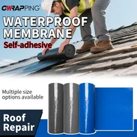 Waterproof Self Adhesive Tape Roof Leak Repair Viscous Sealing Crack Resistance Heat Insulation Renovate for Home