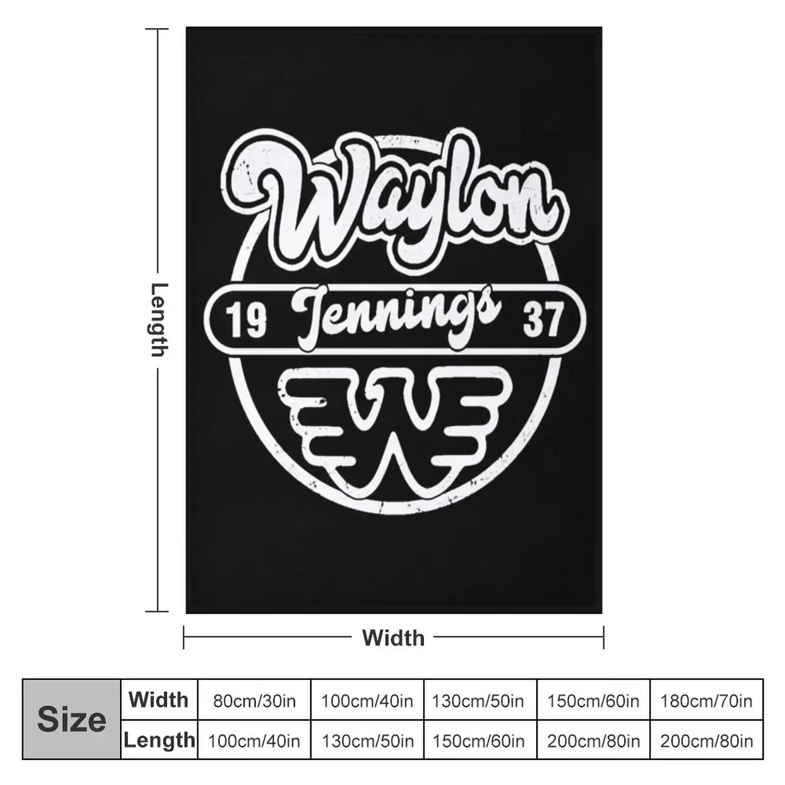 Waylon_Jennings T-Shirt Throw Blanket Baby Luxury Thicken Blankets For Bed Blankets