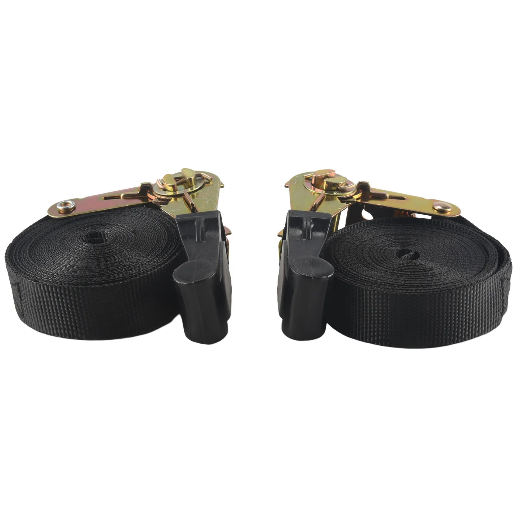 Confezione da 2 cinghie di fissaggio a cricchetto da 20 piedi 6M X25mm cinturino a cricchetto senza fine cinturino con fibbie a camma per impieghi gravosi per moto, auto