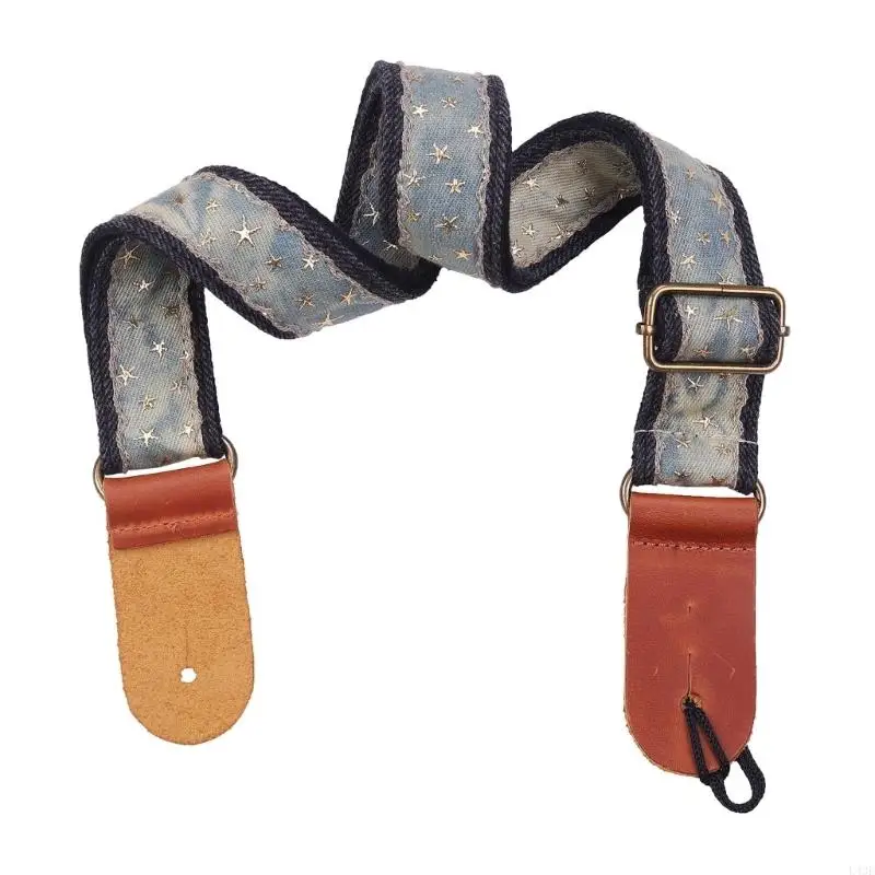 Ethnic Styles Polyester Guitar Belts Durability Ukulele Strap Musical Instrument 