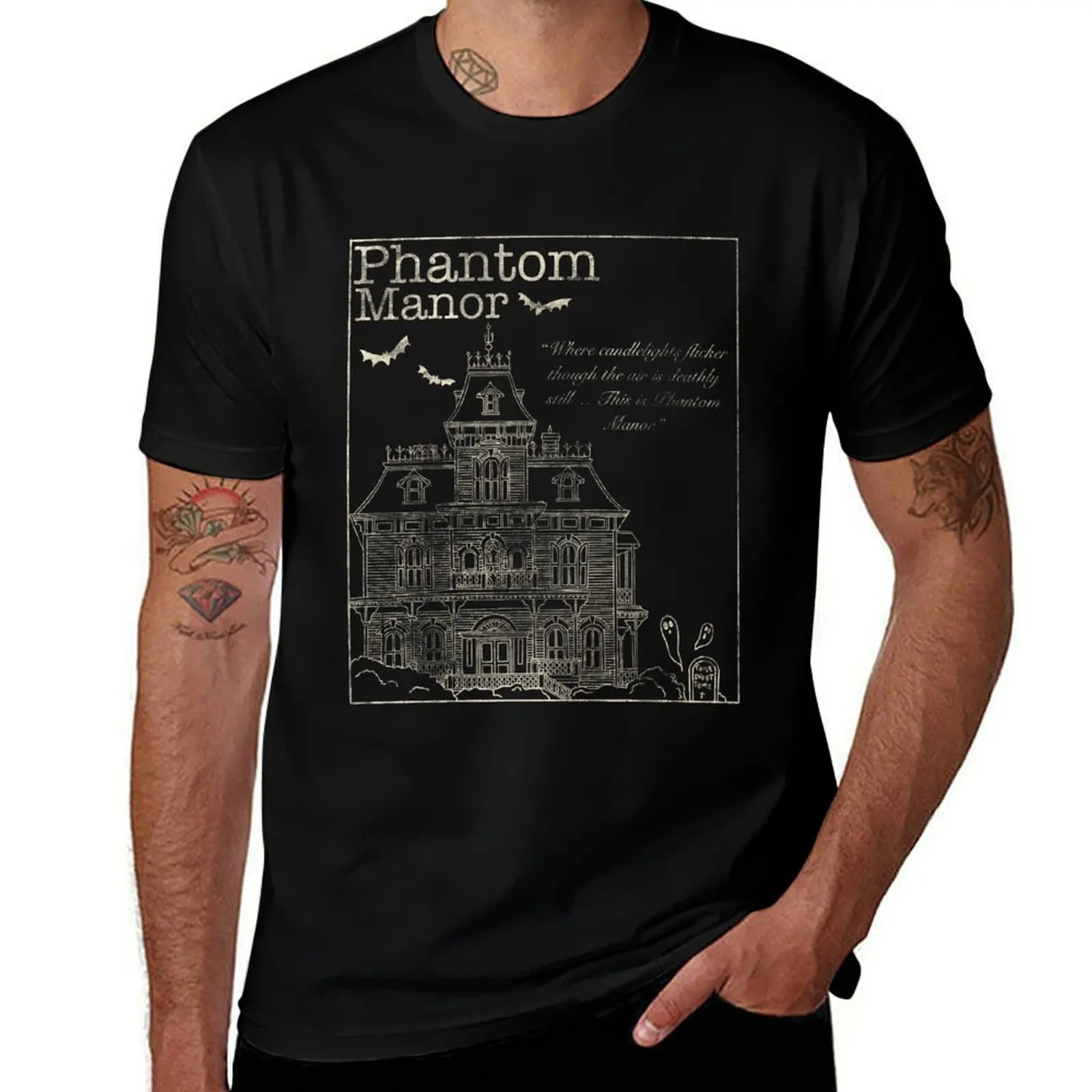 Freaky phantoms white T-Shirt Trendy Print Short Sleeve T-Shirt