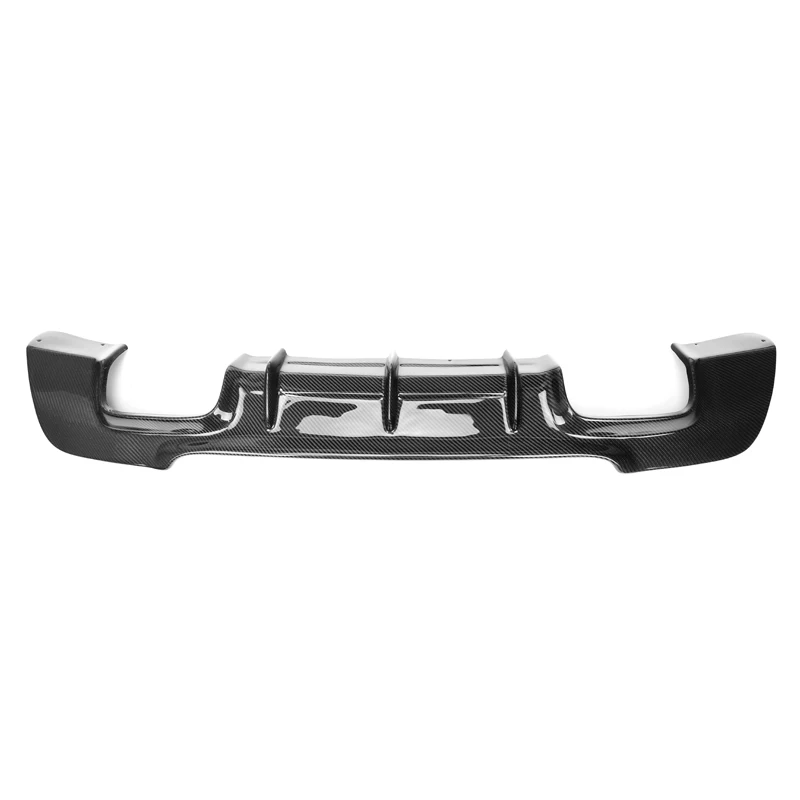 

4 Tips Carbon Fiber Rear Lower Bumper Lip For BMW E92 E93 LCI M Tech Diffuser 2010-2013