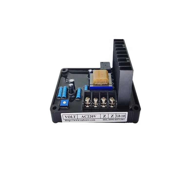 220V 3 Phase AC Automatic Stabilizer AVR Generator Voltage Regulator GB160  GB-160c with Brushes Generator Parts & Accessories