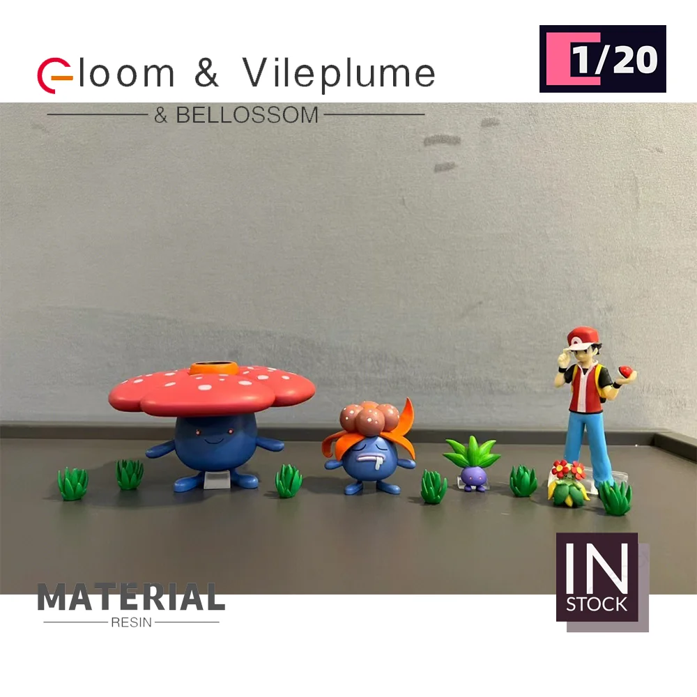 [In Stock] 1/20 Scale World Figure [RX Studio] - Gloom & Vileplume & Bellossom Collection Gift TOYS