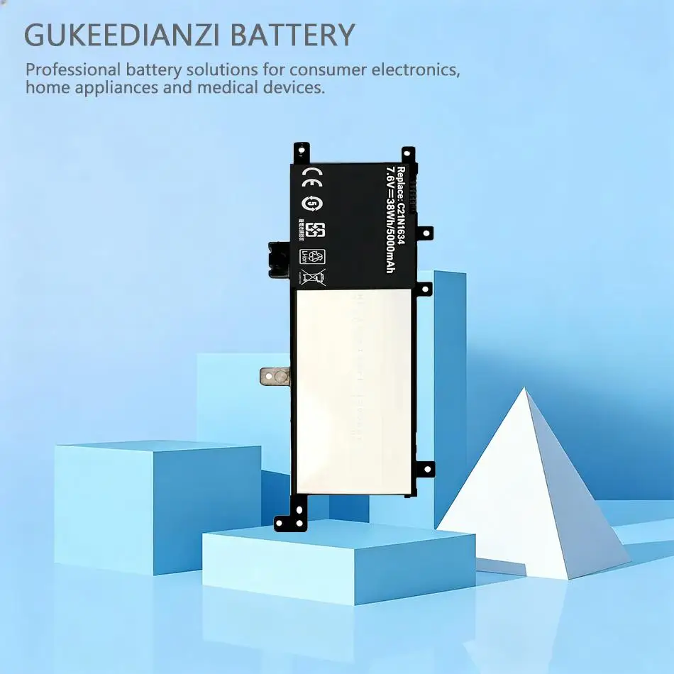 

Высокосовместимая батарея для ноутбуков C21N1634 4840 мАч для Asus A580U X580U X580B A542U R542U R542UR X542U V587U FL5900L FL8000U