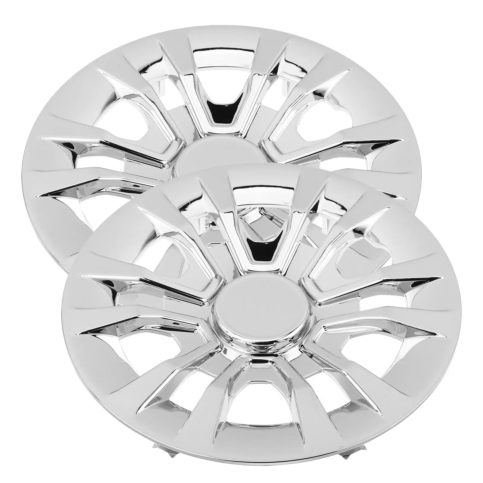 

2 шт. хромированные пластиковые колпачки для центра колес гольф-каров, 8,72 дюйма, прочные защитные накладки на колеса для электрических экскурсионных автомобилей и курортной техники