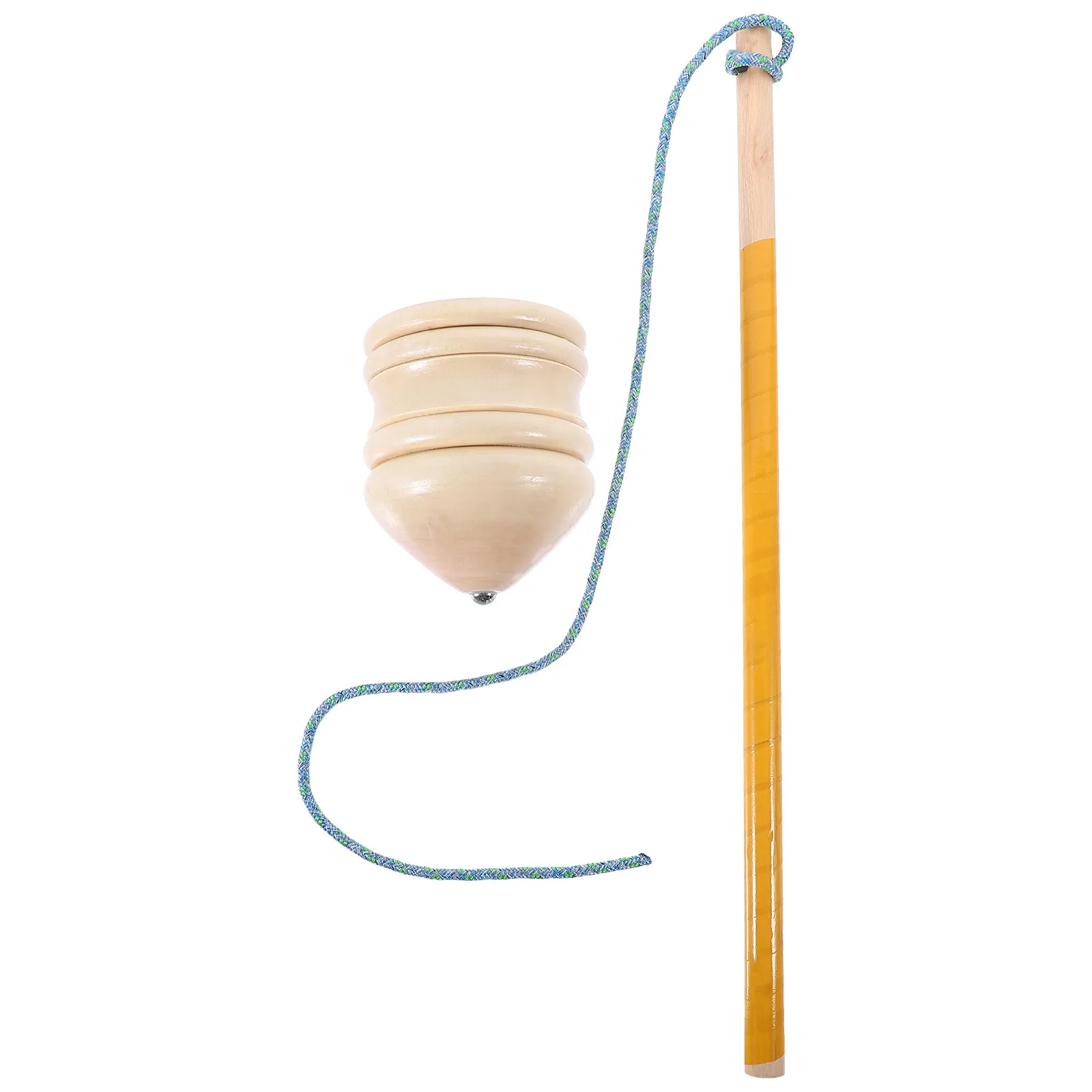 木製ジャイロスコープ ペグトップ ヴィンテージ エルム材 6cm ブラウン ポータブル クリエイティブ 手と目の協調 フィットネス 子供 高齢者向け