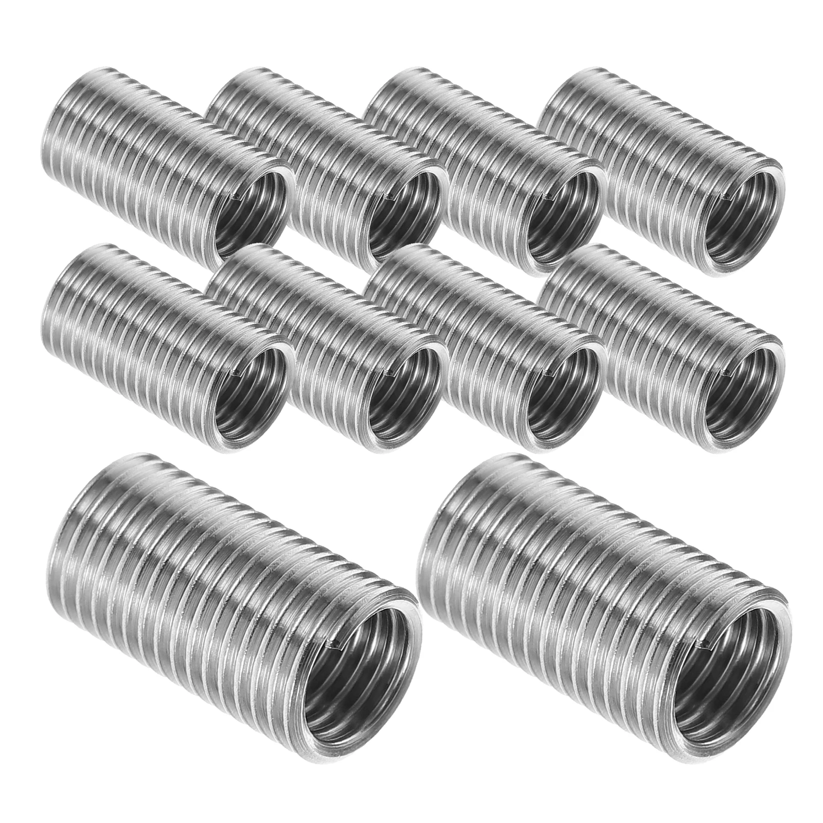 

10pcs Stainless Steel Thread Repair Inserts Precision Screw Sleeves For Machinery Automotive Maintenance Thread