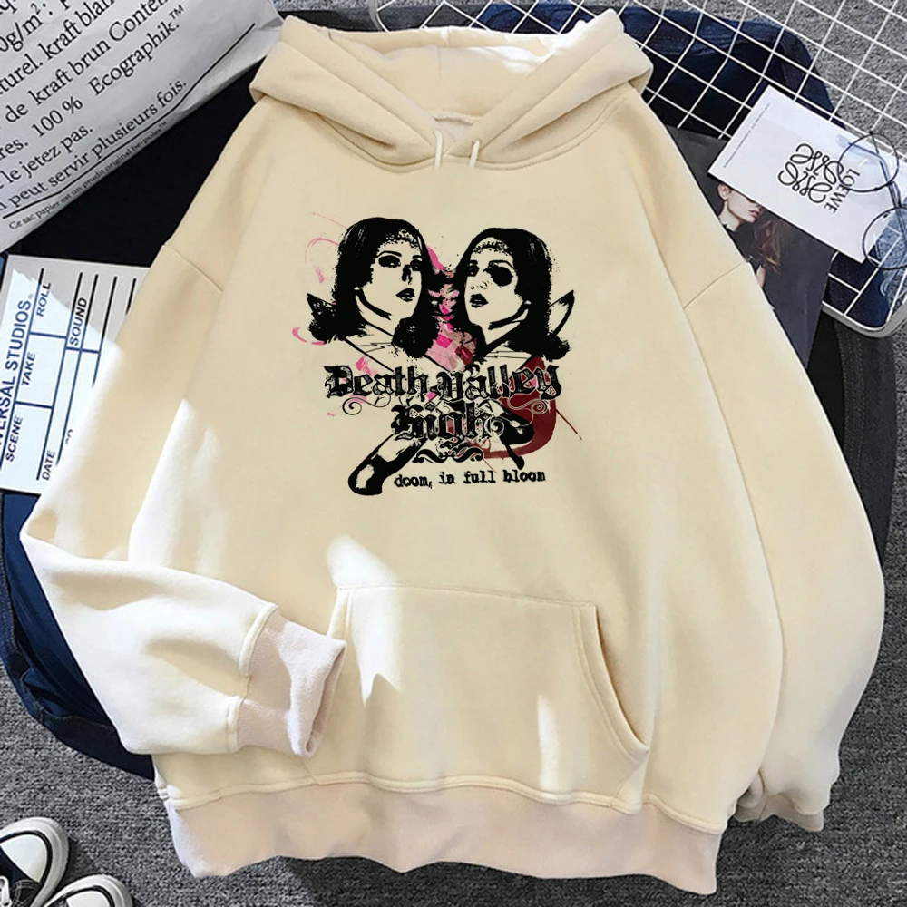 Y2K Tops Hoodies das mulheres, suéter Harajuku, Streetwear Capuz