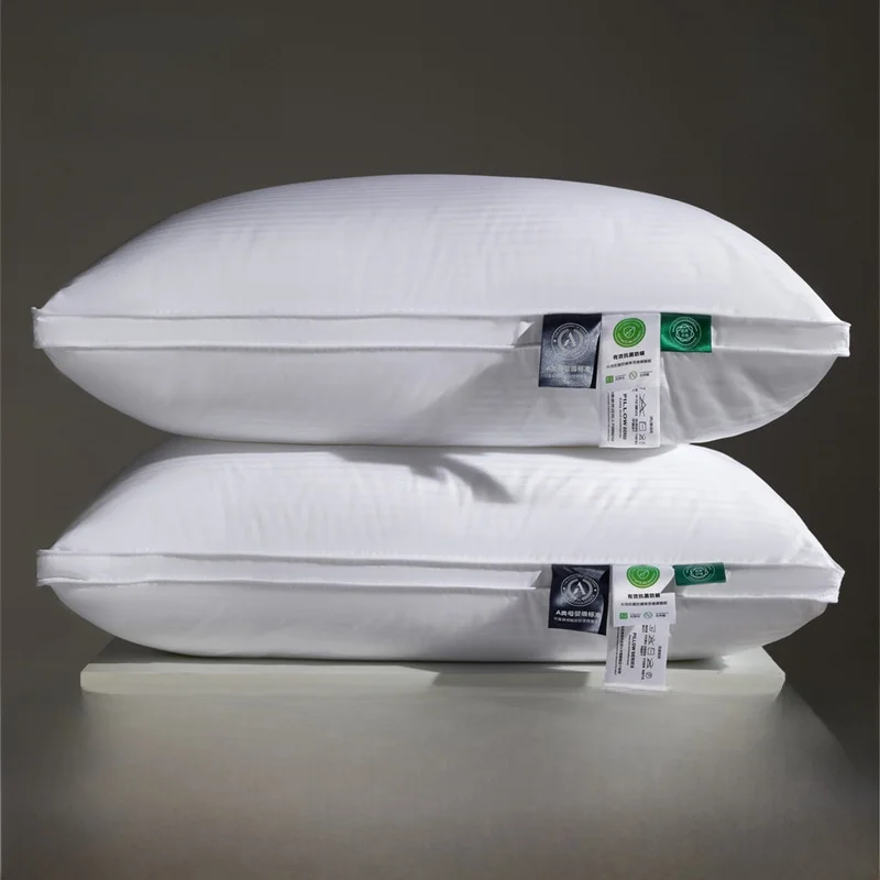 

Подушка из чистого хлопка для пятизвездочных отелей: дышащая, антиаллергенная, подходит для беременных и младенцев