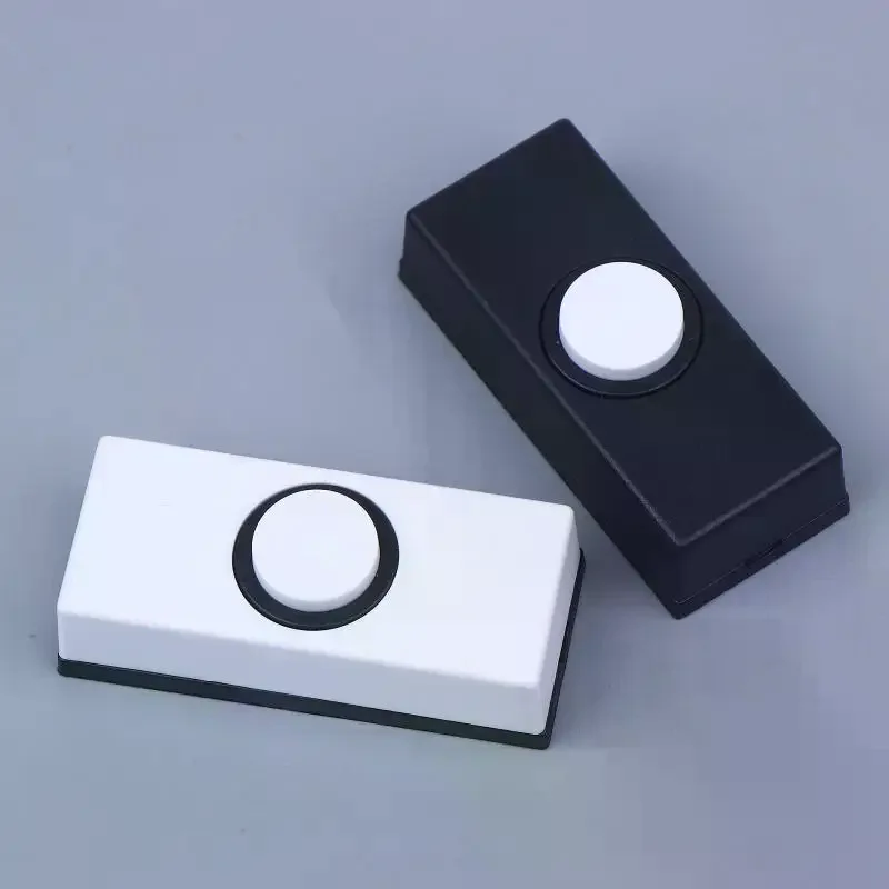 Botones de timbre de puerta con cableado, interruptores de timbre montados en la pared, botón de campanas de puerta iluminadas para la mayoría de campanas de puerta