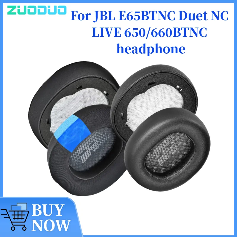 

ZUODUO Updated Cooling-Gel earpads for JBL E65BTNC Duet NC LIVE 650/660BTNC Replacement Ear Pads Cooling-Gel Noise Isolation