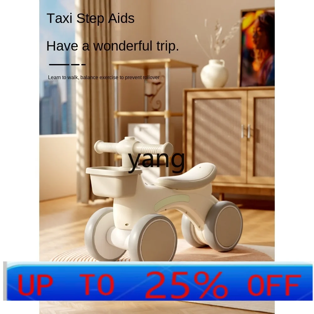 CX Balance Bike (for Kids) 1-3-6-Year-Old Infant Scooter Baby Kids Balance Bike Pedal-Free Child Four-Wheel