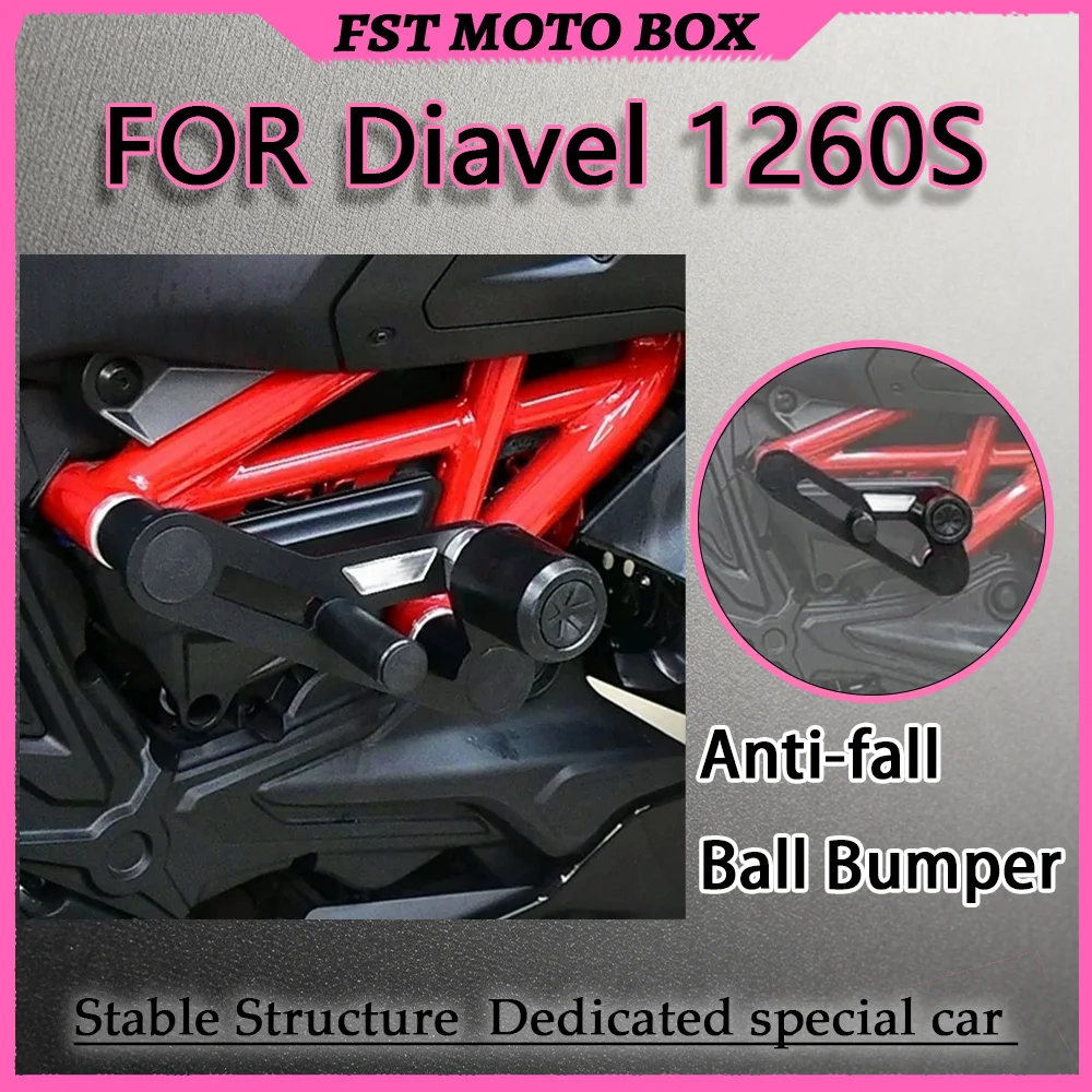 FOR Diavel 1260S Crash Bar Racing Engine Guard Frame Sliders Anti-Fall Bumper Mod Parts Motorcycle Safety Equipment