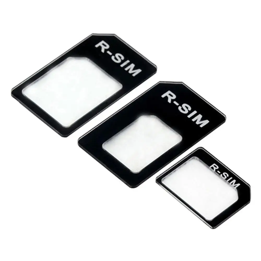 Stand 3 in 1 NanoSIM Card to Micro SIM Card to Standard SIM Card Adapter Converter